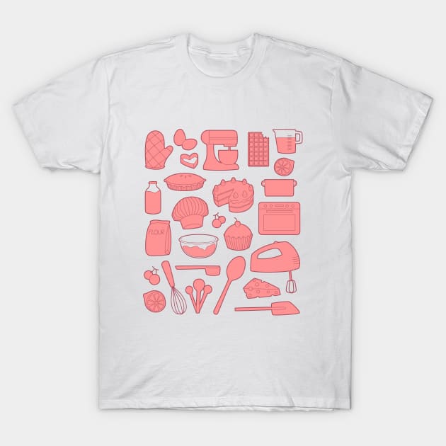 Baking Pink T-Shirt by Abbilaura